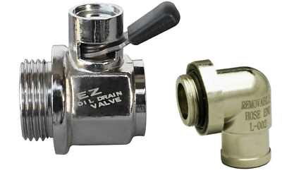 EZ Oil Drain Valve Set EZ-207 Paccar MX13 engines 2012 and up 26mm-1.5 Thread