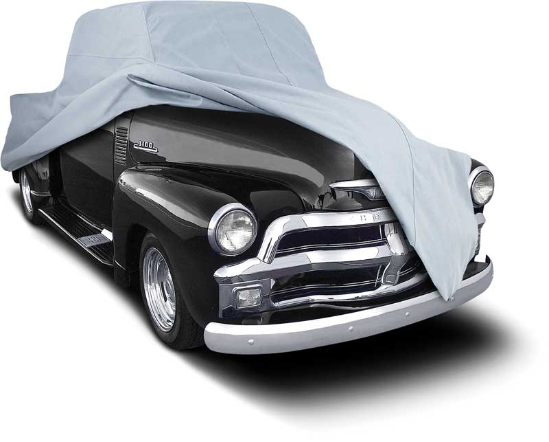 OER Single Layer Diamond Blue Indoor Car Cover 1947-54 Chevy/GMC Truck Short Bed