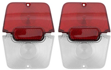 Load image into Gallery viewer, OER Tail Lamp and Backup Lamp Lens Set For 1962-1964 Chevy II Nova Models
