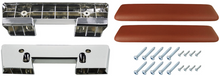 Load image into Gallery viewer, RestoParts Metallic Red Front Armrest Base/Pad Set 1965-1967 GTO Chevelle 442
