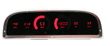 Load image into Gallery viewer, Intellitronix Red LED Digital Gauge Cluster Panel 1960-1963 Chevy Trucks
