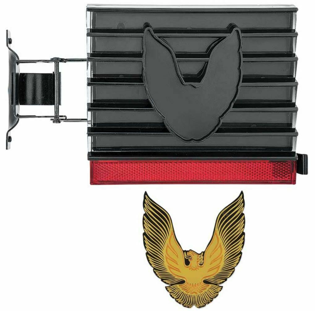 OER Fuel Door Assy. w/ Bracket and Gold Bird Emblem 1979-1981 Firebird Trans Am