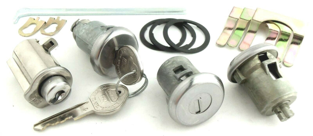 Door Glovebox and Trunk Lock Set 1966-1967 GTO Lemans Tempest and Skylark