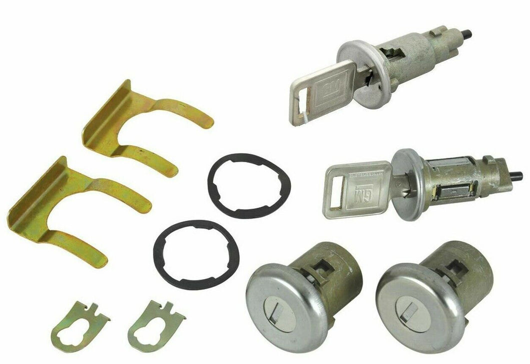 Keyed Alike Ignition Door & Trunk Lock Set 1974-1978 Firebird and Trans AM