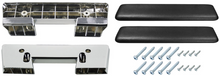 Load image into Gallery viewer, RestoParts Black Front Armrest Base &amp; Pad Set 1965-1967 GTO Chevelle 442 Skylark
