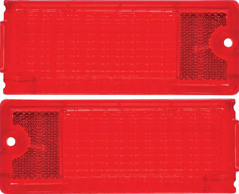 OER Reproduction Rear Tail Light Lens Set 1968-1969 Chevy II Nova Models