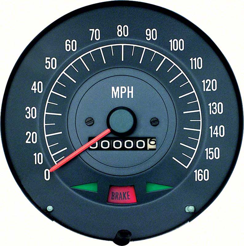 OER 160MPH Speedometer with Optional Gauge Package For 1968 Pontiac Firebird