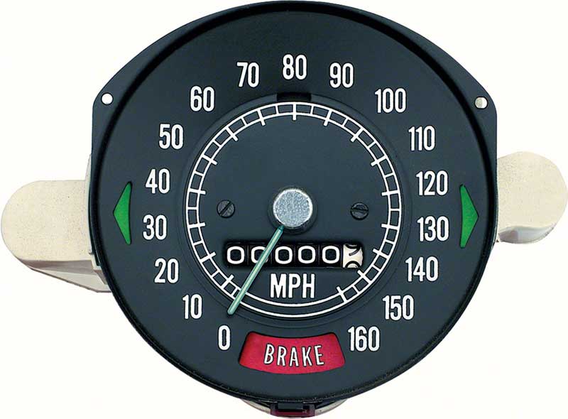 OER 6482799 1969 Pontiac Firebird 160MPH Speedometer w/o Speed Warning