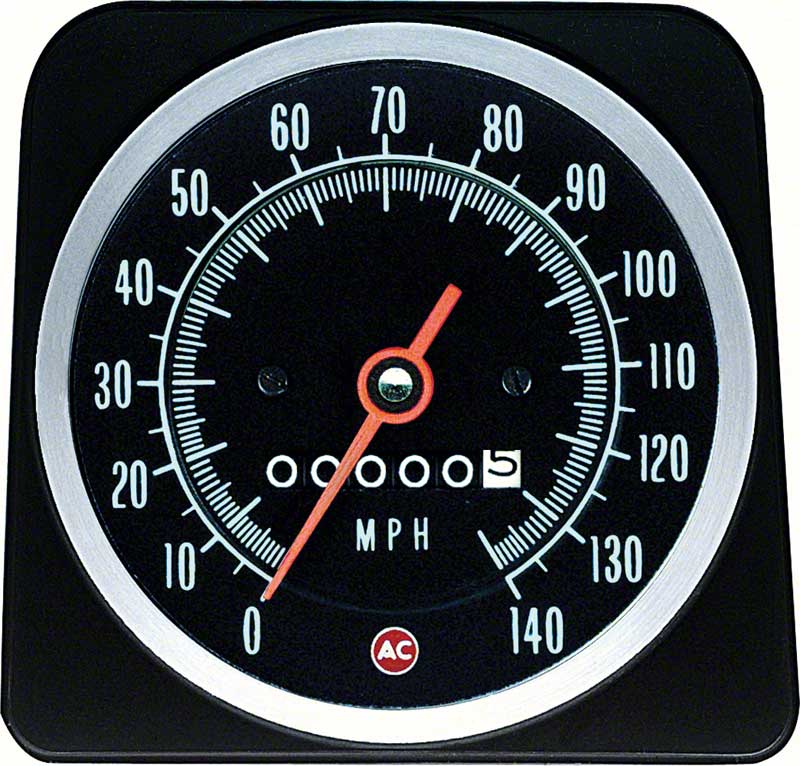 OER 6492575 1969 Copo Chevy Camaro without Speed Warning 140 Mph Speedometer