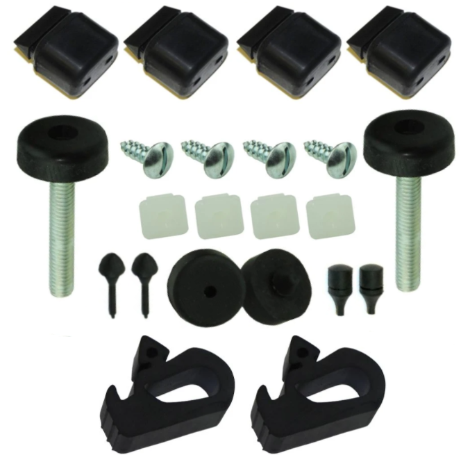 Hood Doors Trunk Rubber Bumper Set 1967 Chevelle and EL Camino