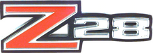 Load image into Gallery viewer, OER Zinc Diecast Z28 Rear Spoiler Emblem For 1970-1973 Chevy Camaro Models
