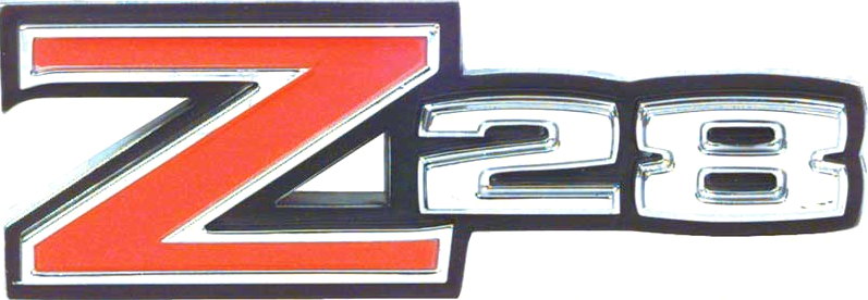OER Zinc Diecast Z28 Rear Spoiler Emblem For 1970-1973 Chevy Camaro Models