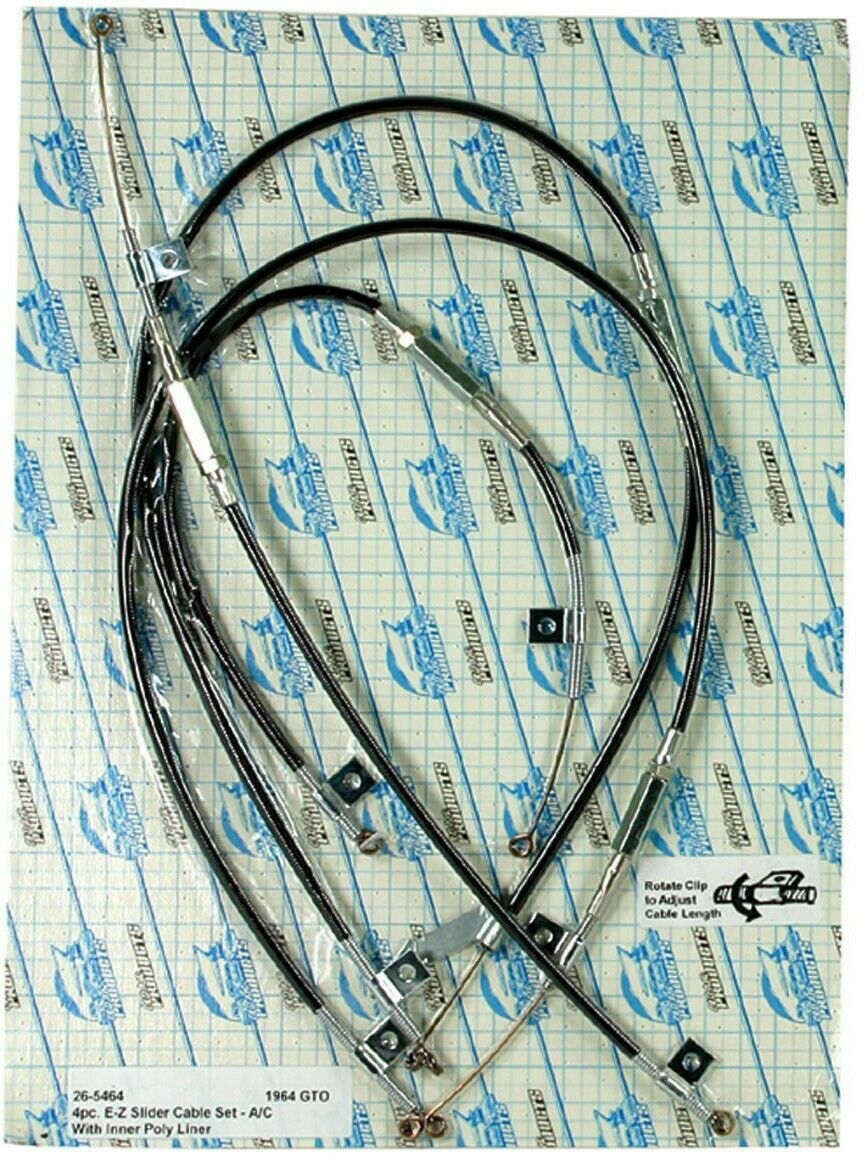RestoParts Heater Control Cable Set 1969-1971 Pontiac GTO Tempest Lemans