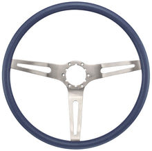 Load image into Gallery viewer, RestoParts Blue 3 Spoke Steering Wheel 1967-1972 Chevelle EL Camino Monte Carlo

