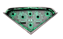 Load image into Gallery viewer, Intellitronix Green LED Analog Replacement Gauge Cluster 1955-1959 Chevy Trucks
