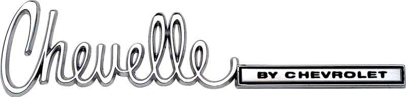 OER Chrome Diecast Trunk Lid Emblem For 1971-1972 Chevy Chevelle Models