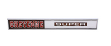 Load image into Gallery viewer, Trim Parts &quot;Cheyenne Super&quot; Dash Panel Glovebox Emblem For 1971 Chevy Trucks USA

