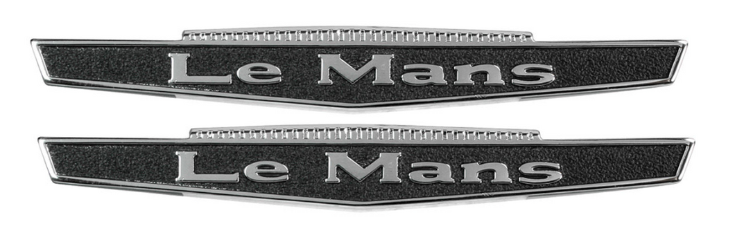 RestoParts Interior Door Panel Emblem Set 1967-1968 Pontiac LeMans