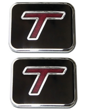 Load image into Gallery viewer, OER Turbo T Front Fender Emblem Set For Buick Regal Skylark LeSabre Riviera

