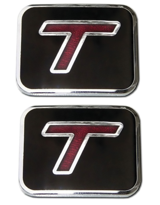 OER Turbo T Front Fender Emblem Set For Buick Regal Skylark LeSabre Riviera