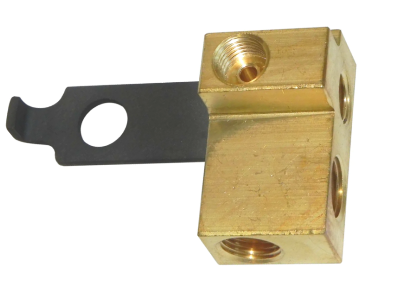 Dual Master Cylinder Brake Line Distribution Block For 1966 GM A Body Cars