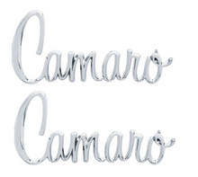 Load image into Gallery viewer, OER Zinc Diecast Front Fender Emblem Set For 1970-1974 Chevy Camaro Models
