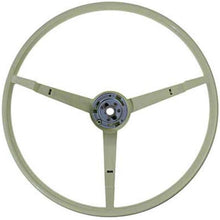 Load image into Gallery viewer, 1964 1/2 Ford Mustang with Generator 15&quot; 3-Spoke Black Steering Wheel Ivy Gold
