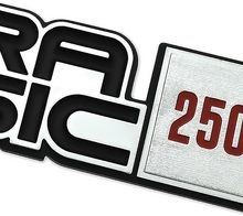 Load image into Gallery viewer, OER Reproduction Front Fender Emblem Set For 1981-1986 GMC Sierra Classic 2500
