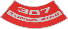 Load image into Gallery viewer, OER Air Cleaner Decal Turbo-Fire 307 Camaro Nova Chevelle Impala Corvette
