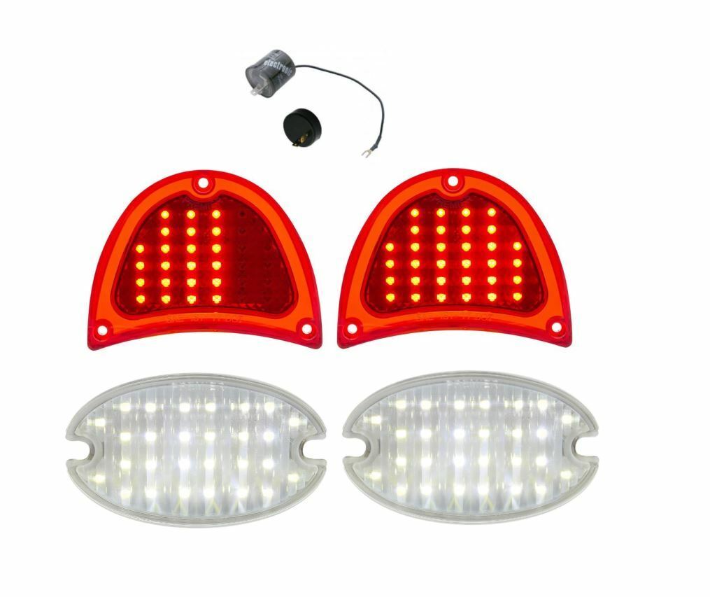 United Pacific 32 LED Sequential Tail/Backup Light Set 1957 Chevy Bel Air 150