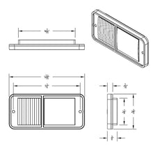 Load image into Gallery viewer, Rear Red 12 LED Standard Side Marker Light Set For 1968-1972 Chevy/GMC Trucks
