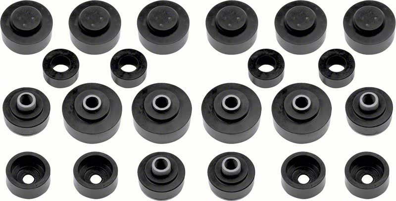 OER Subframe Body Bushing Set 1967-1968 Impala Bel Air Biscayne Convertible
