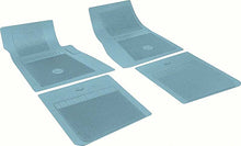 Load image into Gallery viewer, OER 4 Piece Light Blue Floor Mat Set With Bow Tie 1958-1981 Chevrolet Models
