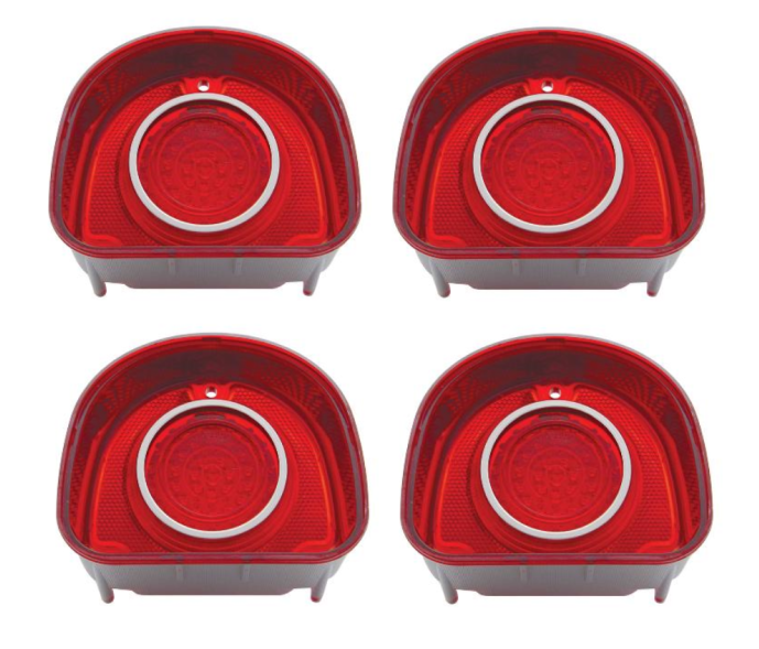 United Pacific 40 LED Tail Light Set 1968 Chevy Bel Air Biscayne Impala