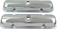 Load image into Gallery viewer, OER Chrome Valve Cover Set For 301-455ci Pontiac Engines With Drippers
