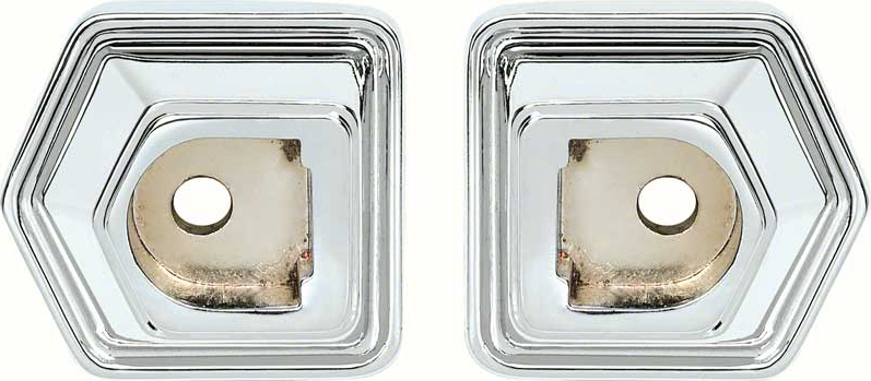 OER Deluxe Dash Handle Chrome Bezel Set 1969 Chevy Camaro Models