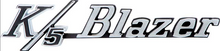 Load image into Gallery viewer, OER Front Fender "K5 Blazer" Emblem Set For 1969-1972 Chevy Blazer Models
