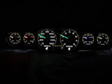 Load image into Gallery viewer, Universal 6 Gauge Analog Cluster Panel With Color Changing Needle Custom Hotrod
