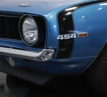 Load image into Gallery viewer, OER Custom 454 Front Fender Emblem Set For 1969-1974 Camaro and Nova
