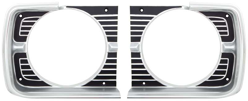 OER Reproduction Headlamp Bezel Set For 1968 Dodge Dart Models