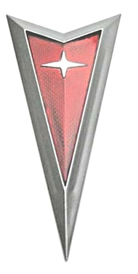 Reproduction SIlver Rear Trunk Arrowhead Emblem 2004-2006 Pontiac GTO