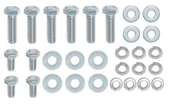 OER Stainless Steel Hood Hinge Mounting Bolt Kit For 1957 Bel Air 150 210 Nomad