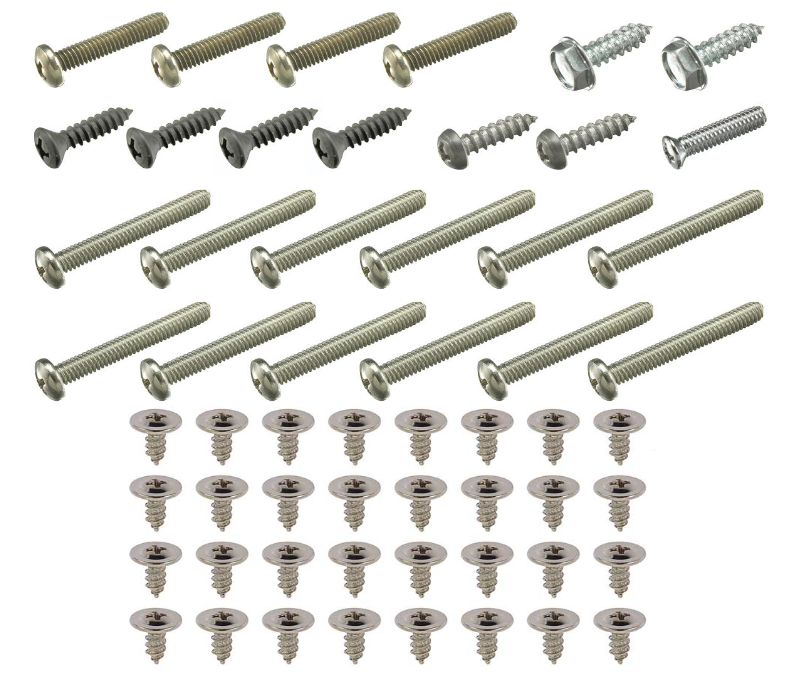 61 Piece Exterior Screw Set For 1965 Pontiac GTO LeMans and Tempest