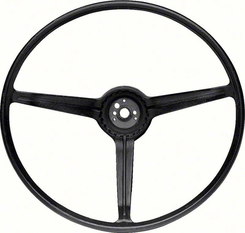 OER 9745977 1967 Chevrolet Camaro Black Steering Wheel Standard Interior