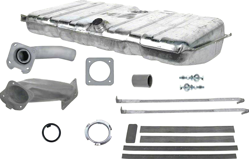 OER Steel Fuel Tank Kit With Mounting 1967-1968 Firebird and Camaro Models