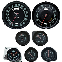 Load image into Gallery viewer, OER Complete Dash Gauge Set For 1969 Chevrolet Corvette WithSpeed Warning
