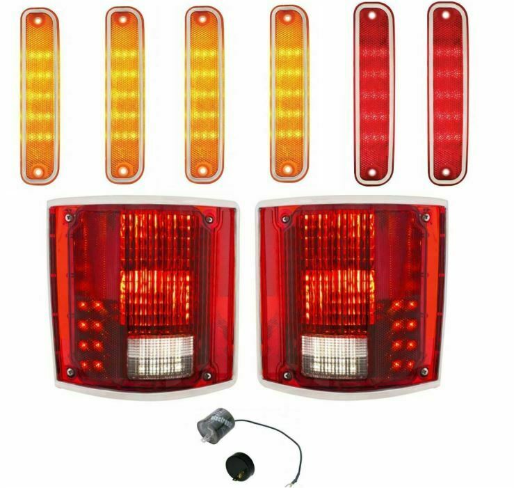 United Pacific Sequential LED Tail/Marker Lamp Set 1973-80 Chevrolet/GMC Dually