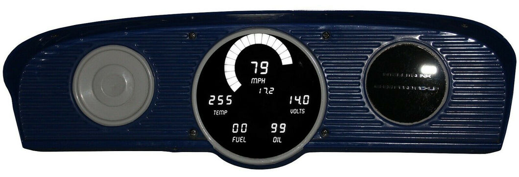 Intellitronix White LED Digital Gauge Cluster 1961-1966 Ford Truck Models