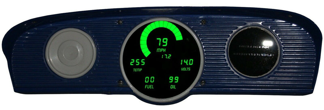 Intellitronix Green LED Digital Gauge Cluster 1961-1966 Ford Truck Models