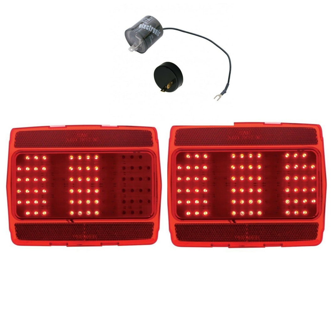 United Pacific 110105-2 64 1/2-1966 Mustang LED Sequential Tail Light Set